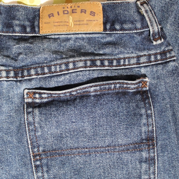 Vintage rider dark wash mom jeans no size tag - Picture 4 of 4